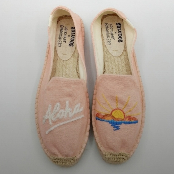 Soludos 'Aloha' Platform Espadrille Slip-Ons - Picture 5 of 7